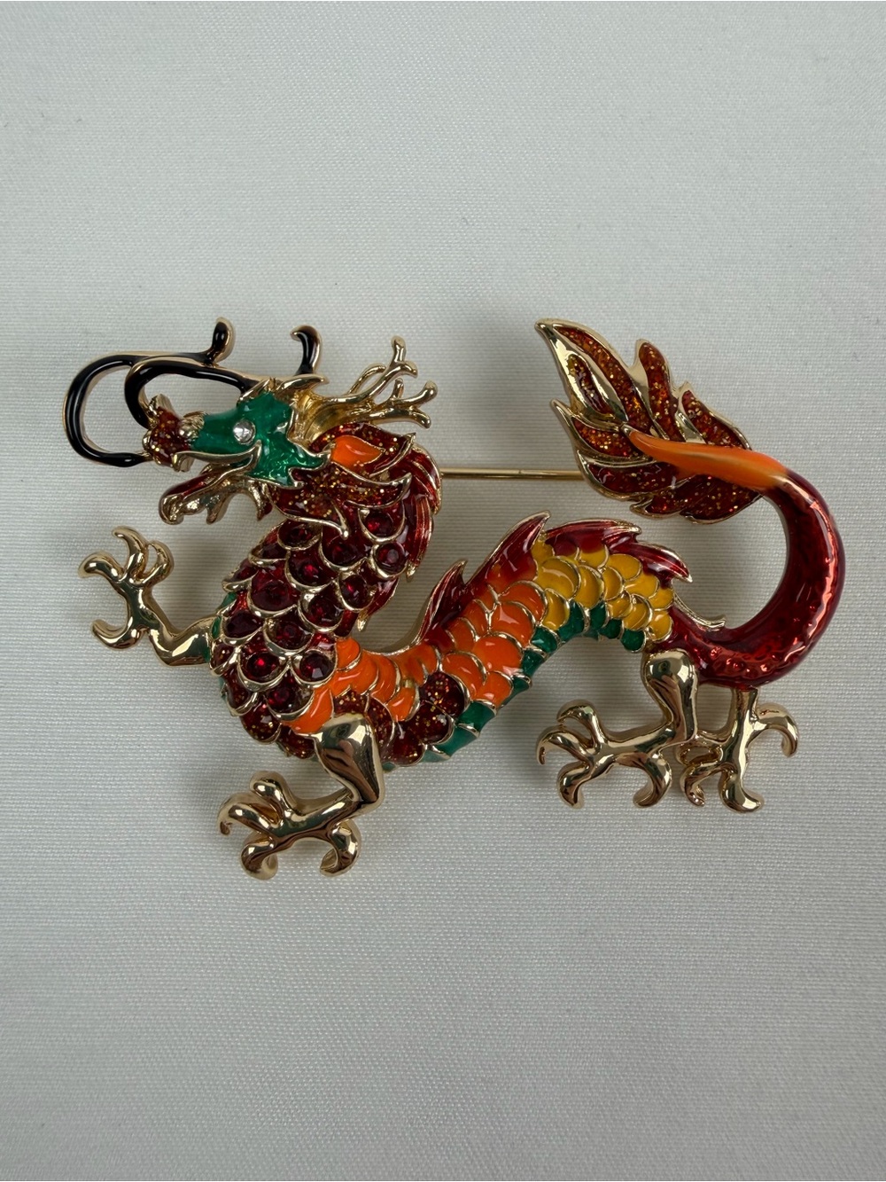 Napier 2024 Chinese Year of the Dragon Brooch